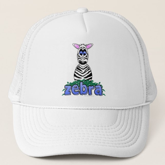 ZEBRA TRUCKER HAT (Front)