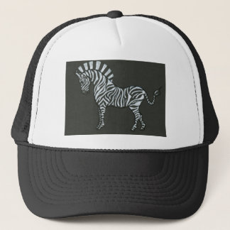 Zebra Trucker Hat