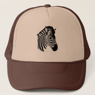 Zebra Trucker Hat