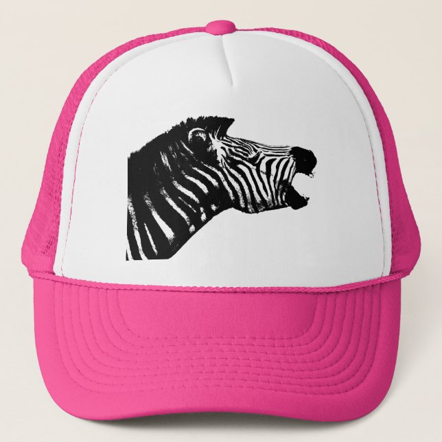 Zebra Trucker Hat (Front)