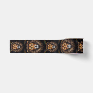 Zebra Vibrant Mosaic Satin Ribbon