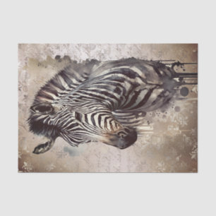 Zebra Watercolor Tissue Paper