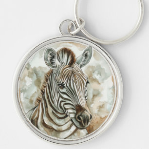 Zebra Wild Tame and Timeless Collection Keychain