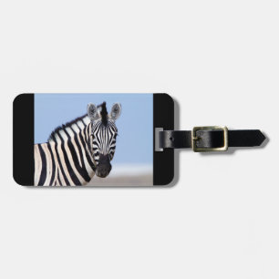Zebra wildlife photography Africa Safari animal Luggage Tag
