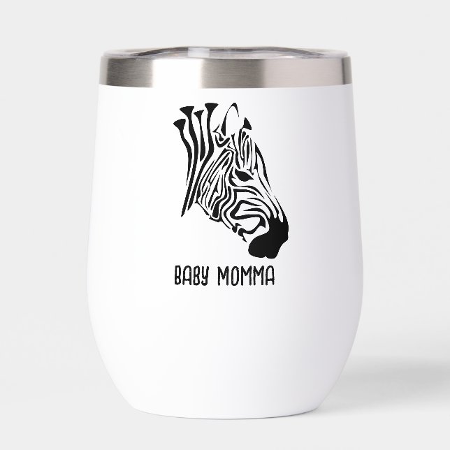 Zebra with Twisted Black Stripes (Back)