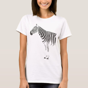 Zebra Wrap Around T-Shirt