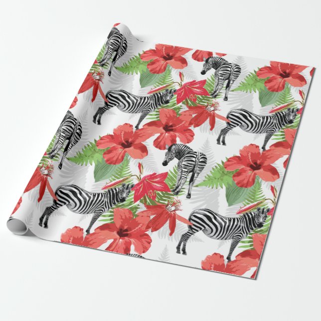 Zebra Wrapping Paper (Unrolled)