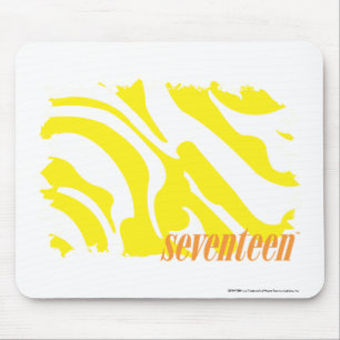 Zebra Yellow 2 Mouse Pad
