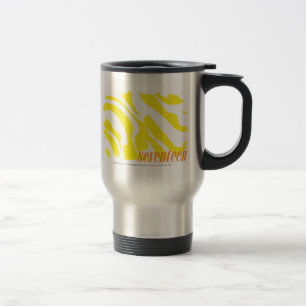 Zebra Yellow 2 Travel Mug