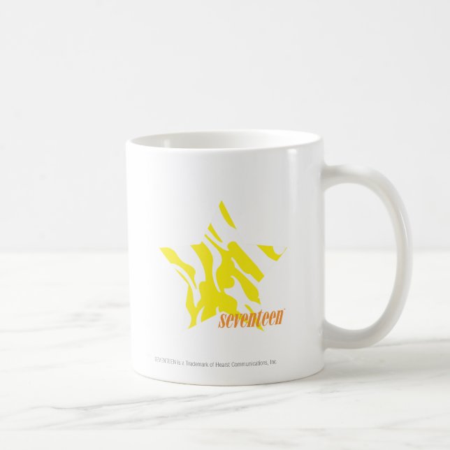 Zebra Yellow 3 Coffee Mug (Right)