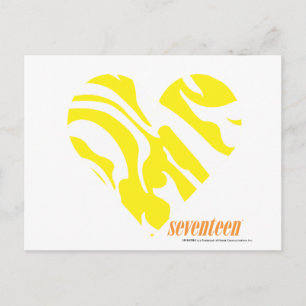 Zebra Yellow 4 Postcard