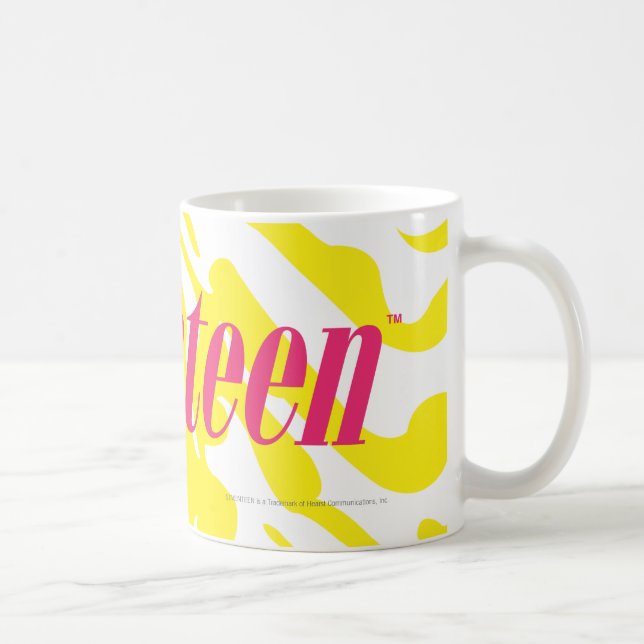Zebra Yellow Coffee Mug (Right)