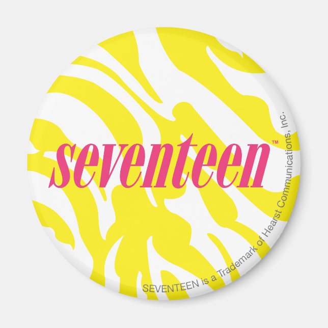 Zebra Yellow Magnet (Front)