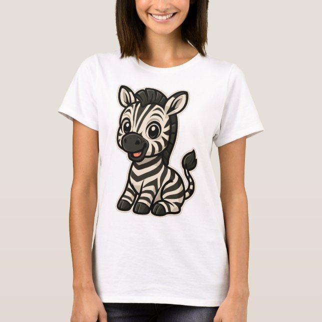 Zebrababy design T-Shirt (Front)