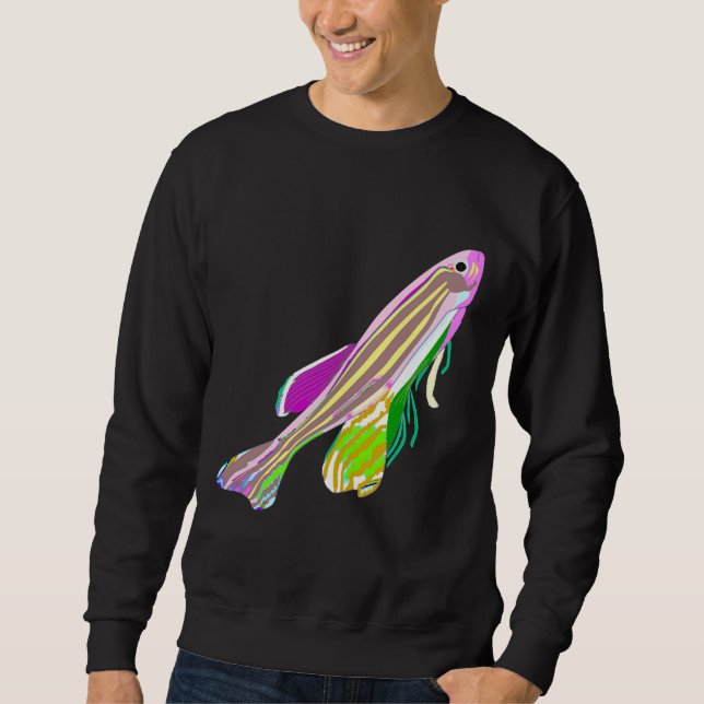 Zebrafish Zebra Fish Sweatshirt (Front)