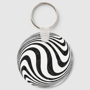 Zebraic Keychain