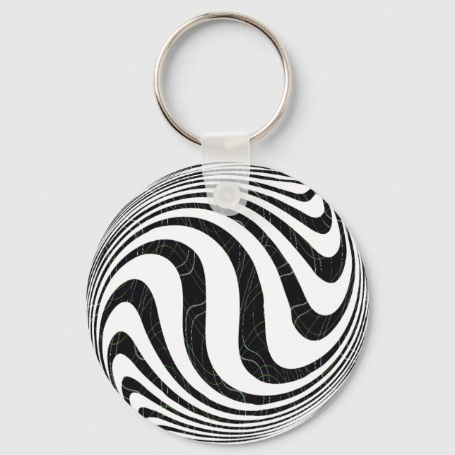 Zebraic Keychain (Front)