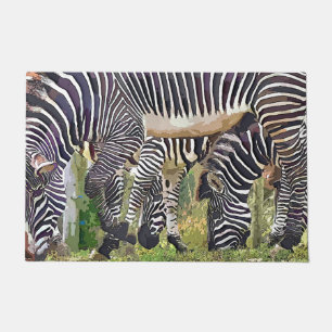 ZEBRAS  DOORMAT
