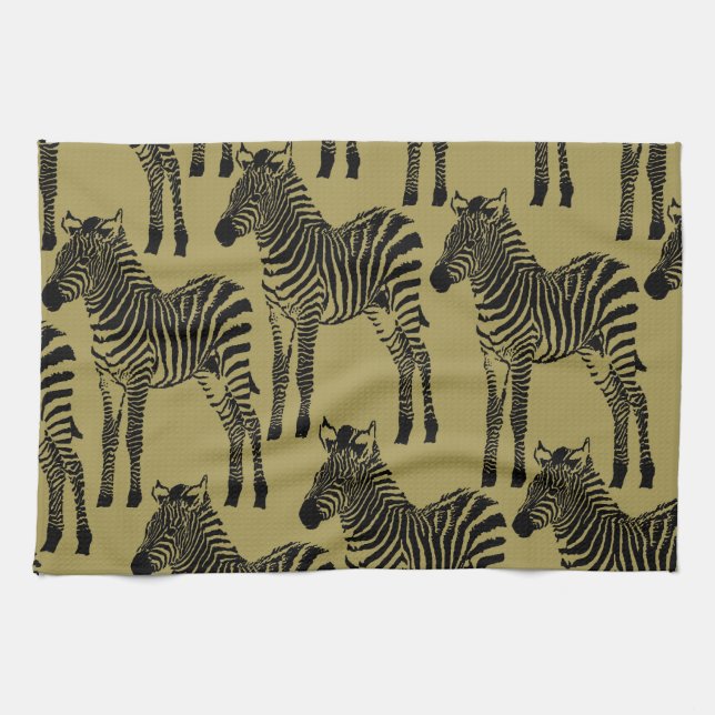 Zebras Kitchen Towel (Horizontal)