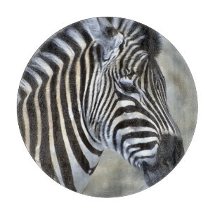 Zebras Lovers Art Cutting Board