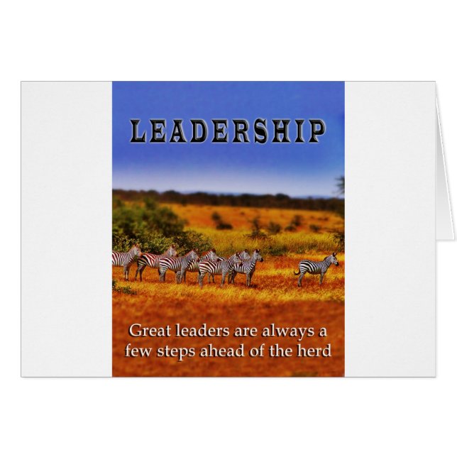 Zebras on Leadership (2) (Devant horizontal)
