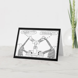 Zebras Partage d'une carte d'anniversaire de Milks