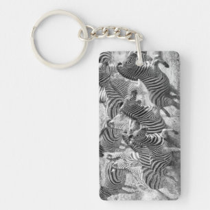 Zebras running
