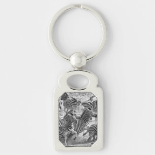 Zebras running keychain