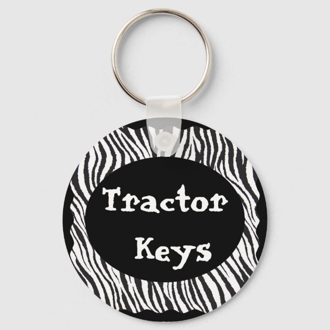 ZEBRAS STRIPE -KEYCHAIN KEYCHAIN (Front)