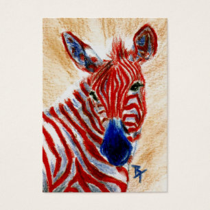 Zèbre patriotique ArtCard
