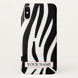 Zèbre sauvage Imprimer avec nom Coque-Mate coque i