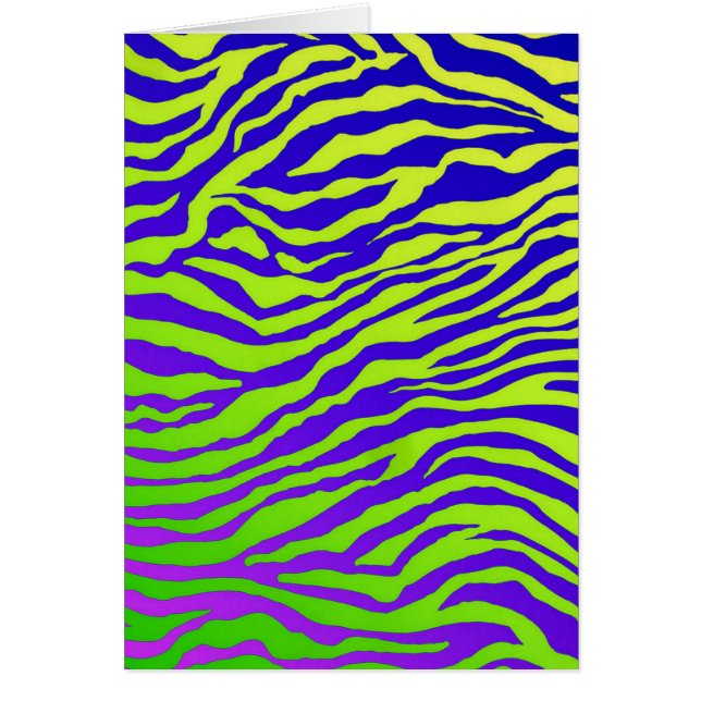 Zèbre vert (portrait) (Devant)