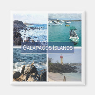 zEC003 GALAPAGOS Islands, Mosaic, Ecuador, Fridge Magnet