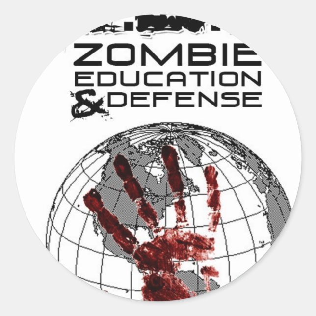 ZED CLASSIC ROUND STICKER (Front)