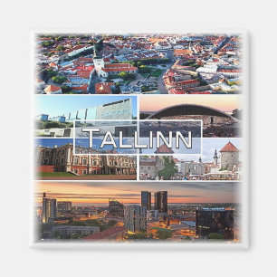 zEE004 TALLINN Estonia, Fridge Magnet