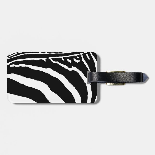 zeebra luggage tag (Back Horizontal)
