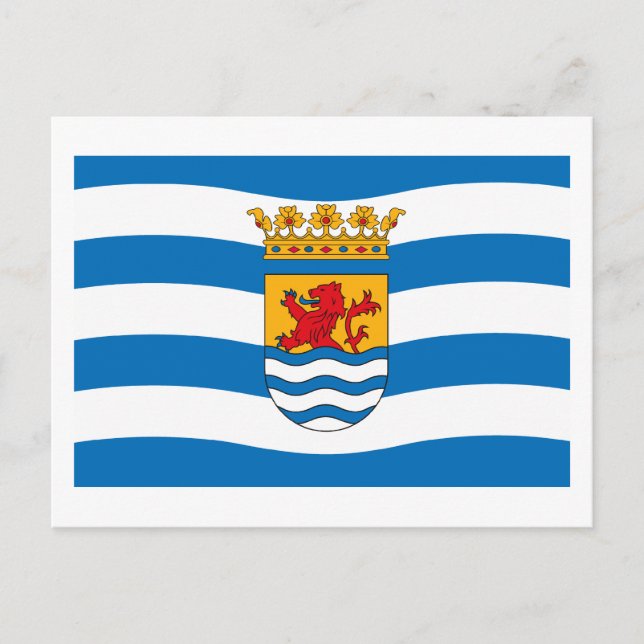 Zeeland Flag Postcard (Front)