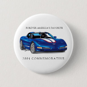 ZEEOSIX COLLECTIBLE AUTO ART 2 INCH ROUND BUTTON