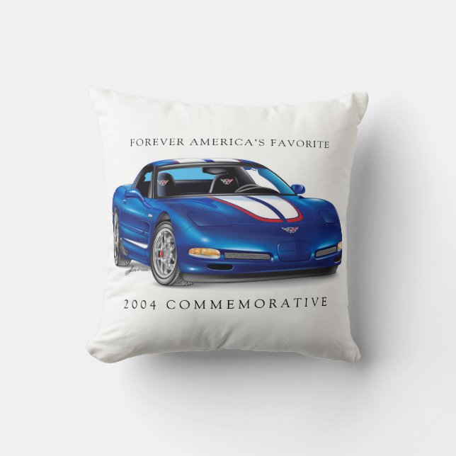 ZEEOSIX COLLECTIBLE AUTO ART THROW PILLOW (Front)