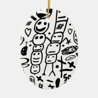 Zef Prawn Ceramic Ornament