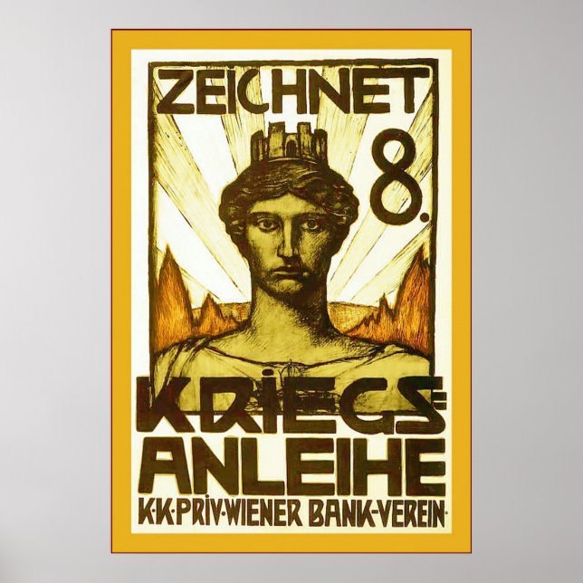 Zeichnet 8 ~ Vintage World War 1 Poster (Front)