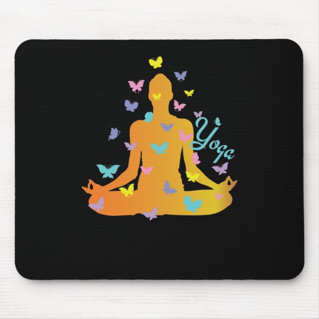 Zeit für Yoga Mouse Pad (Front)