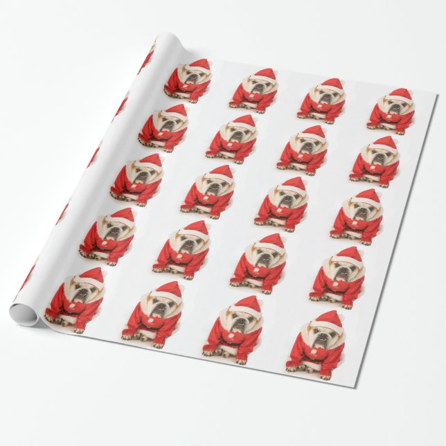 Zelda Santa Joy Wrapping Paper (Unrolled)