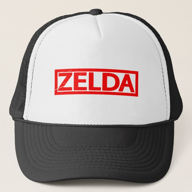 Zelda Stamp Trucker Hat (Front)