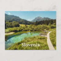 Zelenci Nature Reserve, Slovenia Photo Postcard