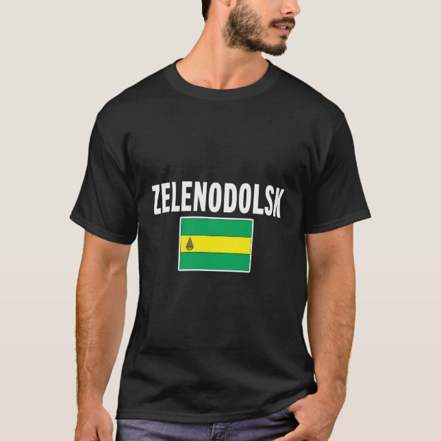 Zelenodolsk Flag Apparel National Pride Souvenir G T-Shirt (Front)