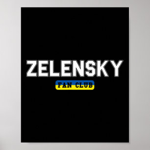 Zelensky Fan Club Support Ukraine  Poster