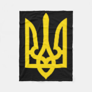 Zelensky President Of Ukraine Volodymyr Ukrainian Fleece Blanket