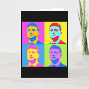 Zelensky Stand With Ukraine Ukrainians Support Pop Card