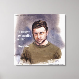 Zelensky, Volodymir Impression sur toile